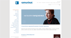 Desktop Screenshot of kamunikat.eu
