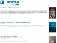 Tablet Screenshot of kamunikat.eu